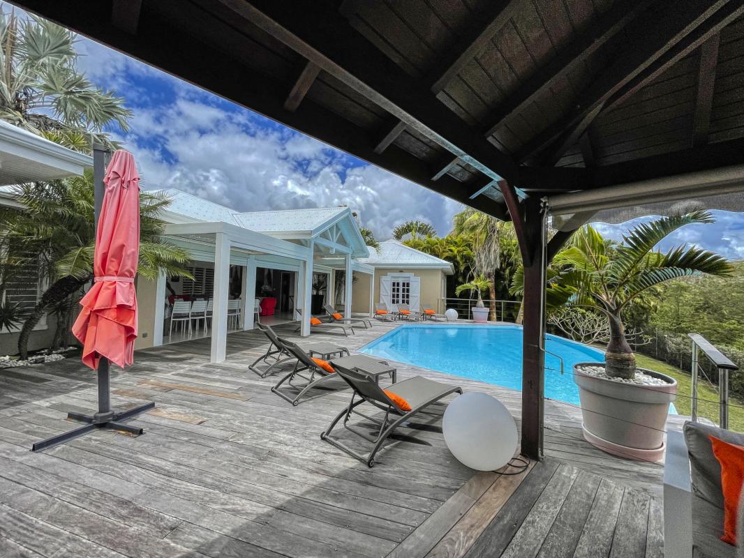 14 A louer villa Guadeloupe Sainte Anne - 14 personnes villa de prestige